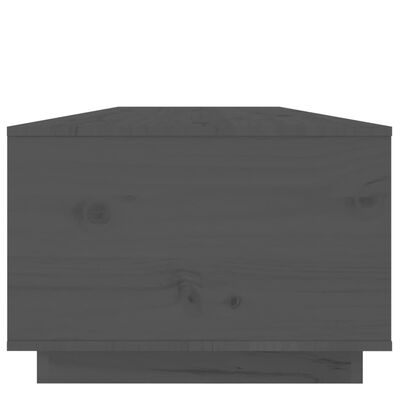 vidaXL Salontafel 100x50x35 cm massief grenenhout grijs