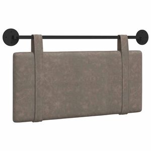 vidaXL Hangend hoofdbord Grijs Antiek PU