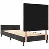 vidaXL Boxspringbed met hoofdeinde Zwart 100 x 200 cm Fluweel