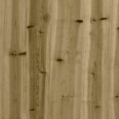 vidaXL Tuinvoetenbank 120x80 cm geïmpregneerd grenenhout