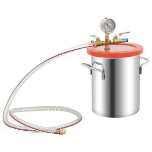 vidaXL Vacu&uuml;mkamer 5,5 L roestvrij staal