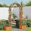vidaXL Pergola met plantenbak massief vurenhout