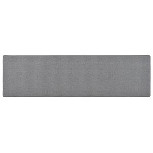 vidaXL Tapijtloper 50x200 cm donkergrijs