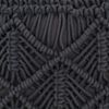 vidaXL Poef macramé handgemaakt 45x30 cm katoen antraciet