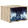 vidaXL Wandkastje RAALTE Sonoma Eiken 36 x 33 x 25 cm Bewerkt hout