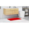 vidaXL Antislip Badmat Rood 60 x 90 cm PP