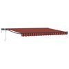 vidaXL Handmatige Luifelhouder met LED's 4,5 &times; 3,5 m