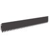 vidaXL Gazonrand 30 st 103 x 15 cm Staal Zwart