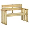vidaXL Tuinbank 121 cm ge&iuml;mpregneerd grenenhout