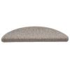 vidaXL Trapmatten zelfklevend Sisal-Look 30 st 56x17x3 cm Platina