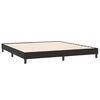 vidaXL Boxspring met matras en LED fluweel zwart 180x210 cm