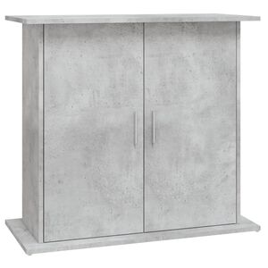 vidaXL Aquariumstandaard Betongrijs 81x36x73 cm Bewerkt hout