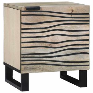 vidaXL Nachtkastje Wit 40 x 33 x 46 cm Bewerkt hout