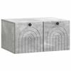 vidaXL Wandbeugel TV-kast Betongrijs 59,5 x 41 x 30 cm Bewerkt hout