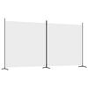 vidaXL Kamerscherm met 2 panelen 348x180 cm stof wit
