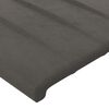 vidaXL Boxspring met matras fluweel donkergrijs 90x190 cm