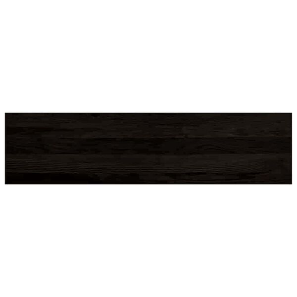 vidaXL Traptreden 16 st 100x25x2 cm massief eikenhout donkerbruin