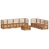 vidaXL Sofa-Sets 8 pcs Naturel Massief Acaciahout