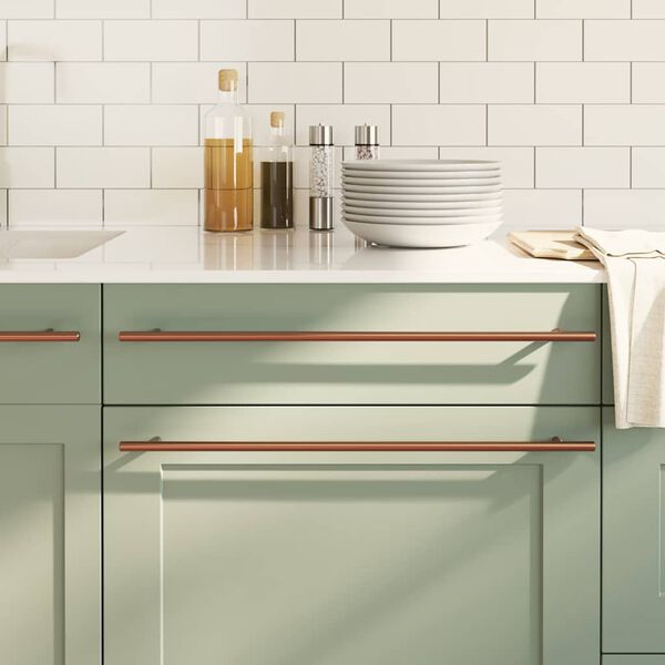 vidaXL Handvatten 5 st 480 mm roestvrij staal bronskleurig