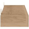 vidaXL Wandschappen 2 st 90x15x4 cm massief teakhout