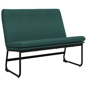 vidaXL Bankje 100x75x76 cm stof donkergroen