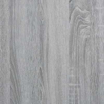 vidaXL Boekenkast 79x30x180 cm bewerkt hout en metaal grijs sonoma