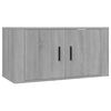 vidaXL Tv-wandmeubel 80x34,5x40 cm grijs sonoma eikenkleurig
