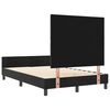 vidaXL Boxspringbed met hoofdeinde Zwart 120 x 200 cm Fluweel