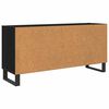 vidaXL TV-kast Zwart Eiken 103,5 x 30 x 50 cm Bewerkt hout