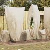 vidaXL Vorstbescherming Plantenfleece Covers 5 pcs Beige 1,8 x 1,2 m
