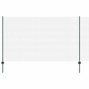 vidaXL Gelaste Draadhek met Paal 50 x 1,4 m (B x H) PVC-Coated Staal