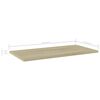 vidaXL Wandschappen 8 st 60x30x1,5 cm spaanplaat sonoma eikenkleurig