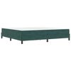 vidaXL Boxspringbed met matras Donkergroen 200 x 210 cm Stof