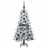 vidaXL Kunstmatige Inklapbare Kerstboom Wit 120 cm PE en PVC