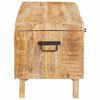 vidaXL Opbergbox met opslag met slot 70 x 35 x 40 cm massief mangohout