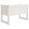 vidaXL Plantenbak 78x40x52 cm massief grenenhout wit