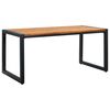 vidaXL Tuintafel met U-vormige poten 160x80x75 cm massief acaciahout