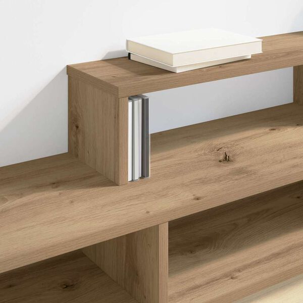 vidaXL TV-stand 150x25x28,5cm Bewerkt hout