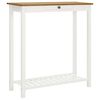 vidaXL Bartafel 100x40x110 cm massief eikenhout