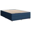 vidaXL Bedframe zonder matras stof blauw 140x190 cm