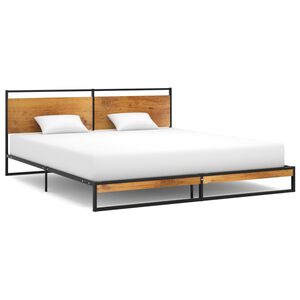 vidaXL Bedframe metaal 180x200 cm