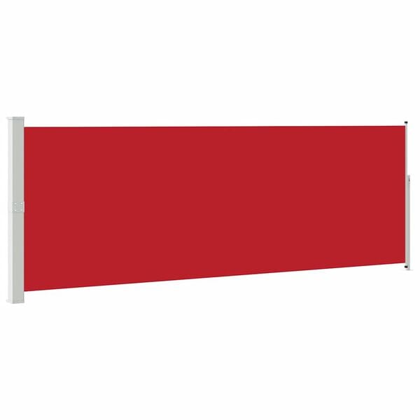vidaXL Windscherm uittrekbaar 160x500 cm rood