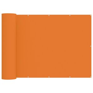 vidaXL Balkon Privacy Scherm 150 x 400 cm Stof met PU-coating Oranje