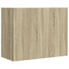 vidaXL Wandkast 75x35x60 cm bewerkt hout sonoma eikenkleurig