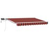 vidaXL Handmatige Luifelhouder met LED's 3,5 x 2,5 m