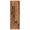 vidaXL Plantenstandaards 2 st 33x33x100cm bewerkt hout oud houtkleurig