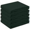 vidaXL Tafelkleed 5 st Ovaal Donkergroen 130 x 180 cm Polyester
