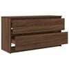 vidaXL Tv-meubel 100x35x54 cm bewerkt hout bruin eikenkleur