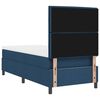 vidaXL Boxspring bed met matras met LED Blauw 80 x 200 cm Stof