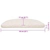vidaXL Trapmatten 30 st 56x17x3 cm Wit Halfrond